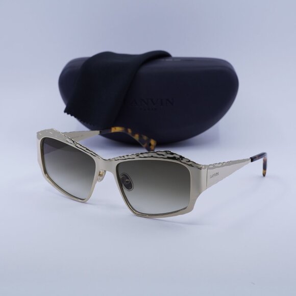 Final Price! Lanvin LNV109S 734 Gold/Khaki Sunglasses main image 9